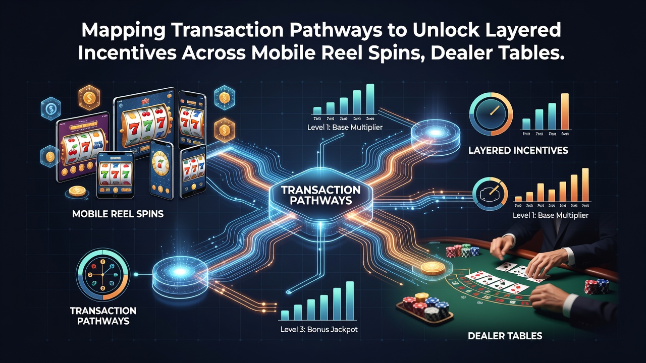 Layered incentive structures mapped across dealer tables, sports markets, and mobile reel transactions in June 2026