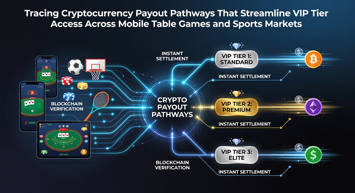 Cryptocurrency transaction flow across mobile gaming platforms showing payout pathways and VIP tier progression
