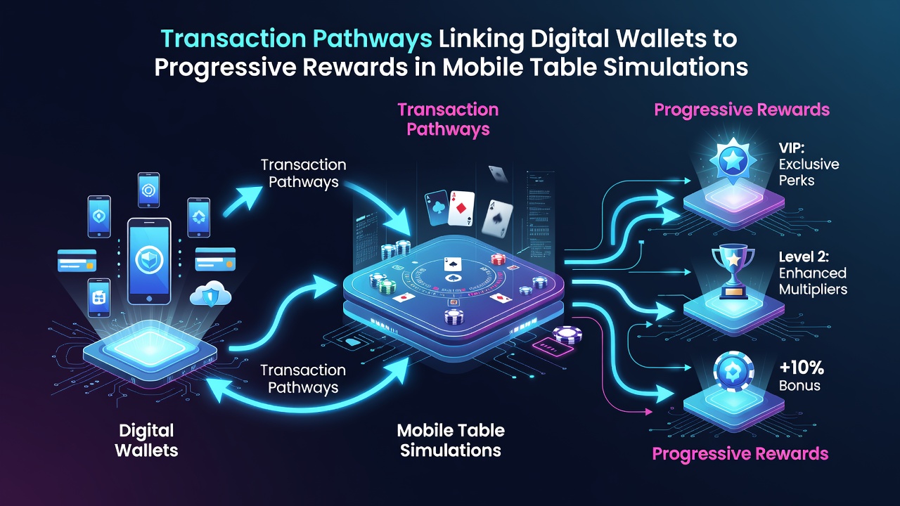 Reward tier interfaces displaying wallet-linked progression in gaming apps